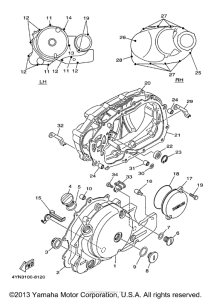 XV535KC Боковые крышки