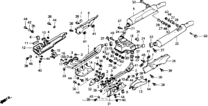GL1500SE Exhaust muffler (se)