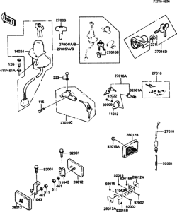 ZX550 Ignition switch(1 / 2)