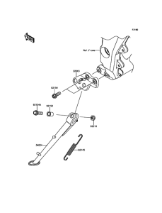 ZR1000 Подножка