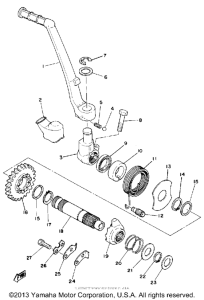 IT400F Кик стартер
