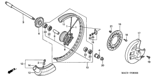 CR500R Transom + tube