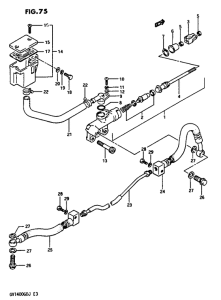 GV1400 Задний тормозной цилиндр