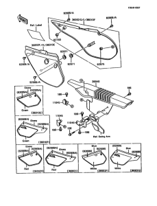 KMX200 Side covers / chain cover(1 / 2)