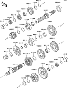 ZX600 Трансмиссия
