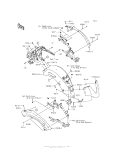VN1700 Заднее крыло