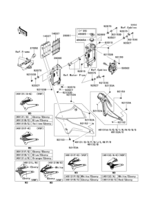KLX250 Радиатор