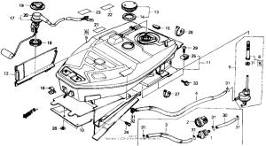 CH250 Топливный бак