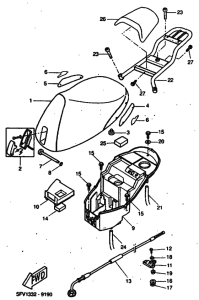 YH50 Сиденье и держатель