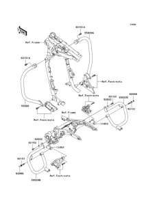 VN1600 Engine low cover assy zincated