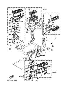 XV1700ATS XV17ATSZ Support & repose pied