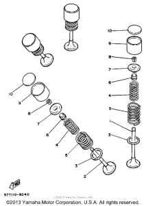 XT350W Клапана