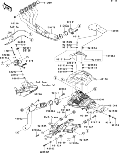 ZX600 Глушитель