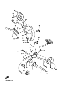 XVS1300A Interruptor  manillar&palanc
