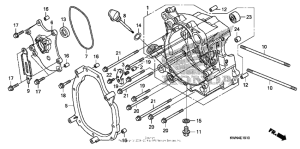 PCX125 Картер правый