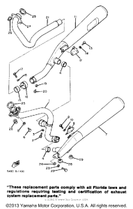 XV920RH Выхлопная система