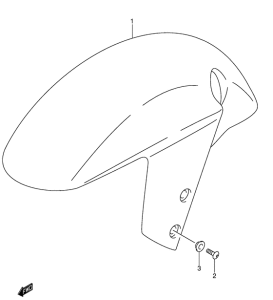 GSX-R600 Переднее крыло