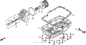 CB550 Oil filter + oil pan
