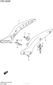 VZ800 Рама задняя часть