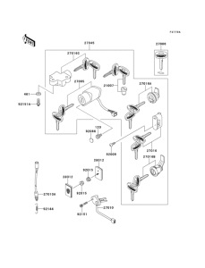  Замок зажикания