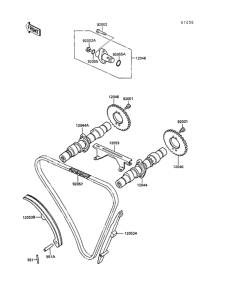 EX400 Распред вал