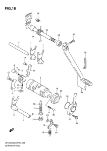 DR125 Переключение передач