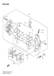 VZR1800 Передний суппорт
