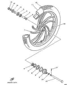 RD75LC Переднее колесо