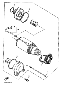 FZX750 Стартер
