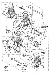 FZR600R Карбюратор