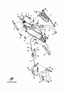 MTT690-A Radiator & hose