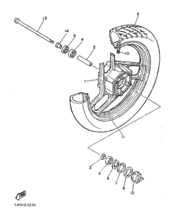 SRX600N (20.0KW) Переднее колесо