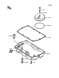 EN400 Breather body / oil pan