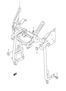 AN650 (ABS) Leg shield brace