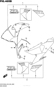 GSX-R1000 Side Cowling (Ajp,jsp)