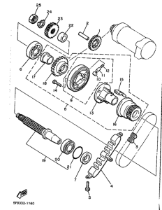 XJ600H (53KW) Муфта стартера