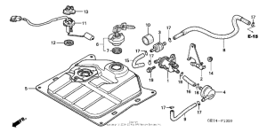 CHF50A Топливный бак