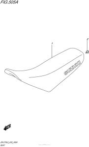 DR-Z70 Сиденье