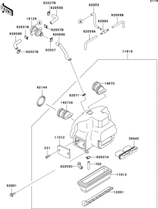ZG1000 Воздушный фильтр