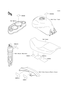 ZX1100 Лейбл предостережения