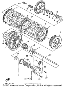 FZR750RT Сцепление