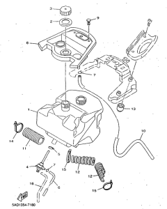 YN50 Топливный бак