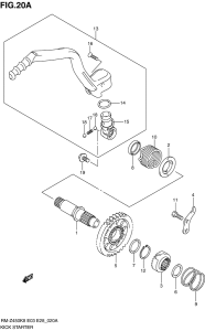 RM-Z450 Ножной стартер