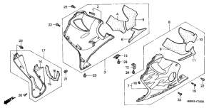  Нижний обтекатель