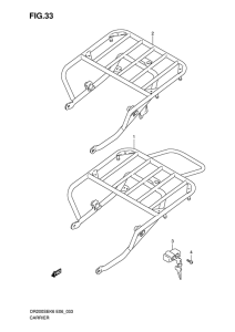 DR200 Багажник