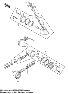 KE175 Поворотники