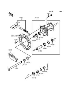  Заднее колесо и цепь