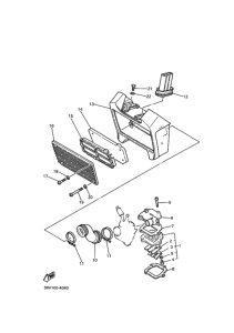 PW80 PW80M Впускная система
