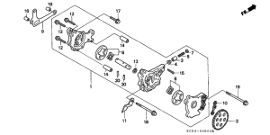 XR250R Маслонасос