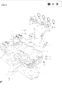 GS500 Головка цилиндров
